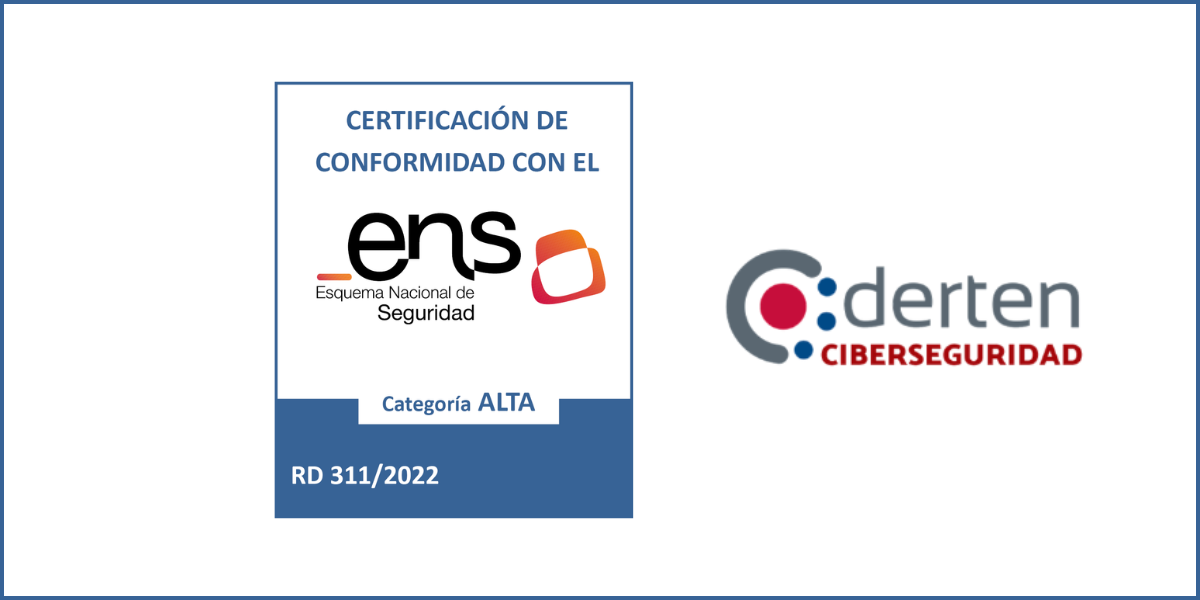 Derten obtiene la certificación ENS en su nivel ALTO